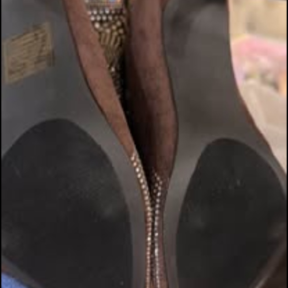 Cape Robbin Silver Rhinestone Heeled Boots - Picture 4 of 5